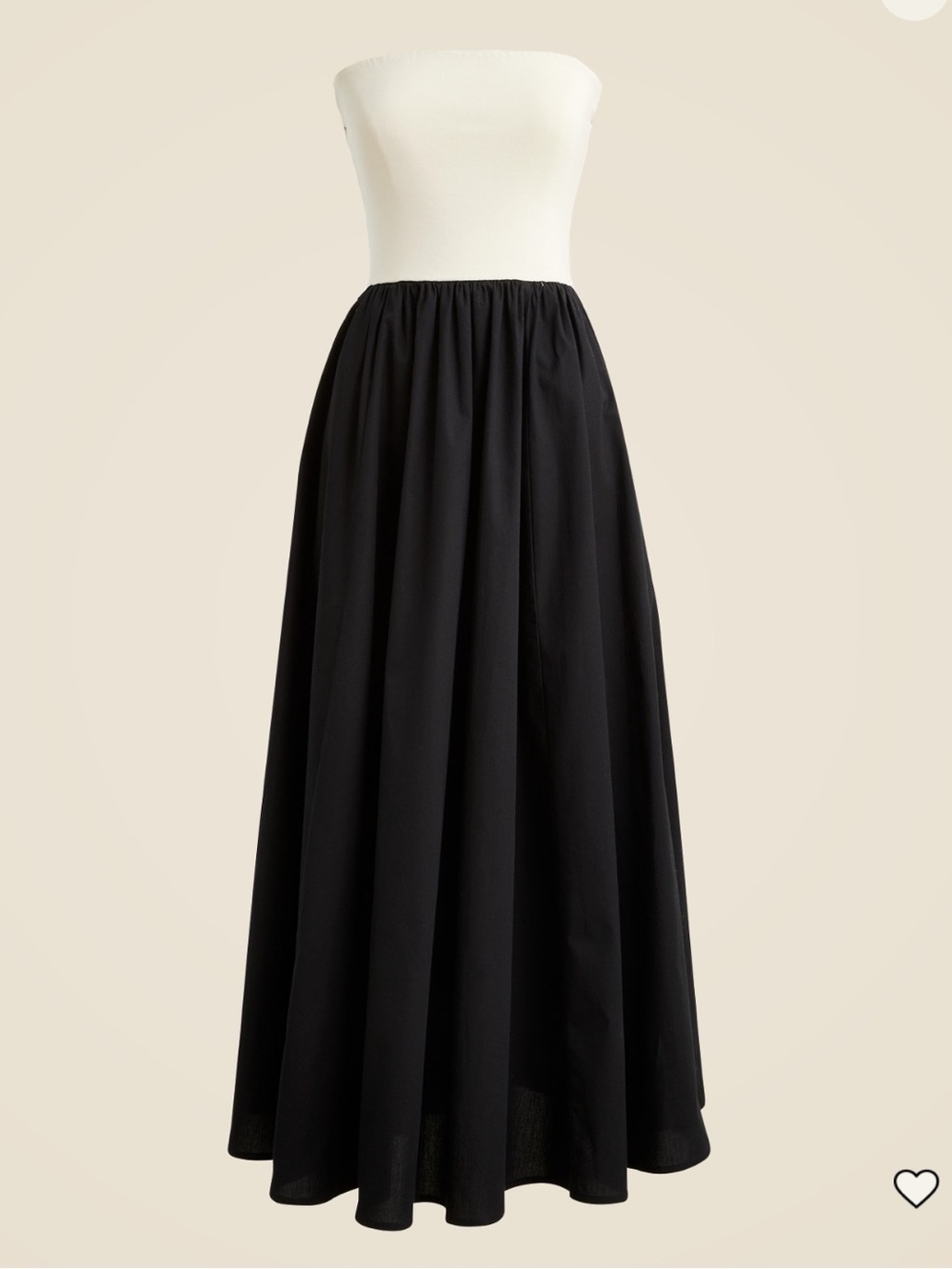 J.Crew Strapless color block mixy dress